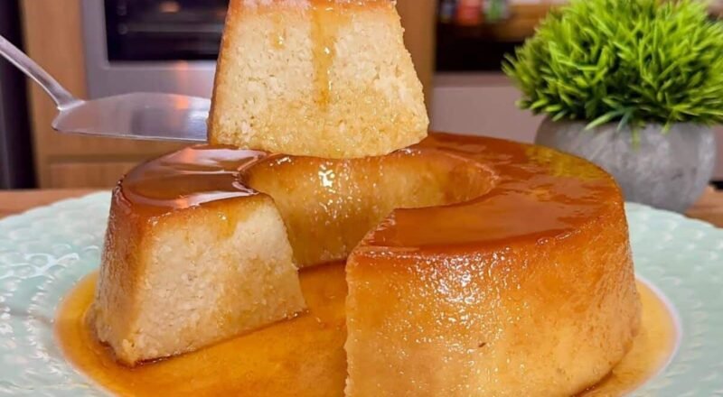 Pudim de Pão Amanhecido Cremoso e Delicioso